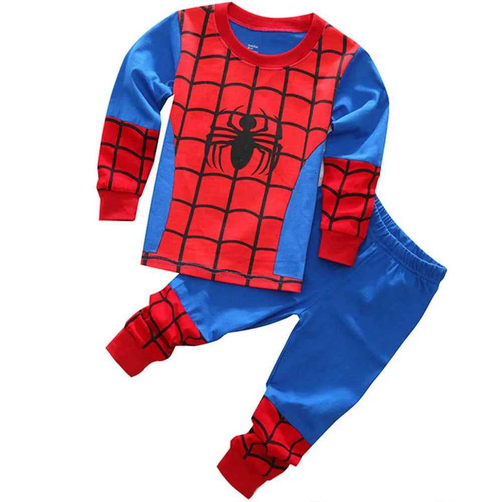 Boys Girls Pajamas Sets Kids Toddler 2 to 3 4 5 6 7 Years Cotton Long Sleeve Spring Fall Children Homewear Pijamas